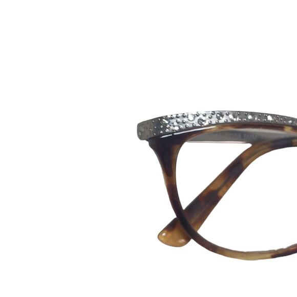 +1.00 FOSTER GRANT Reading Glasses GLAM Crystals Brown Tortoiseshell Frame - Picture 7 of 15